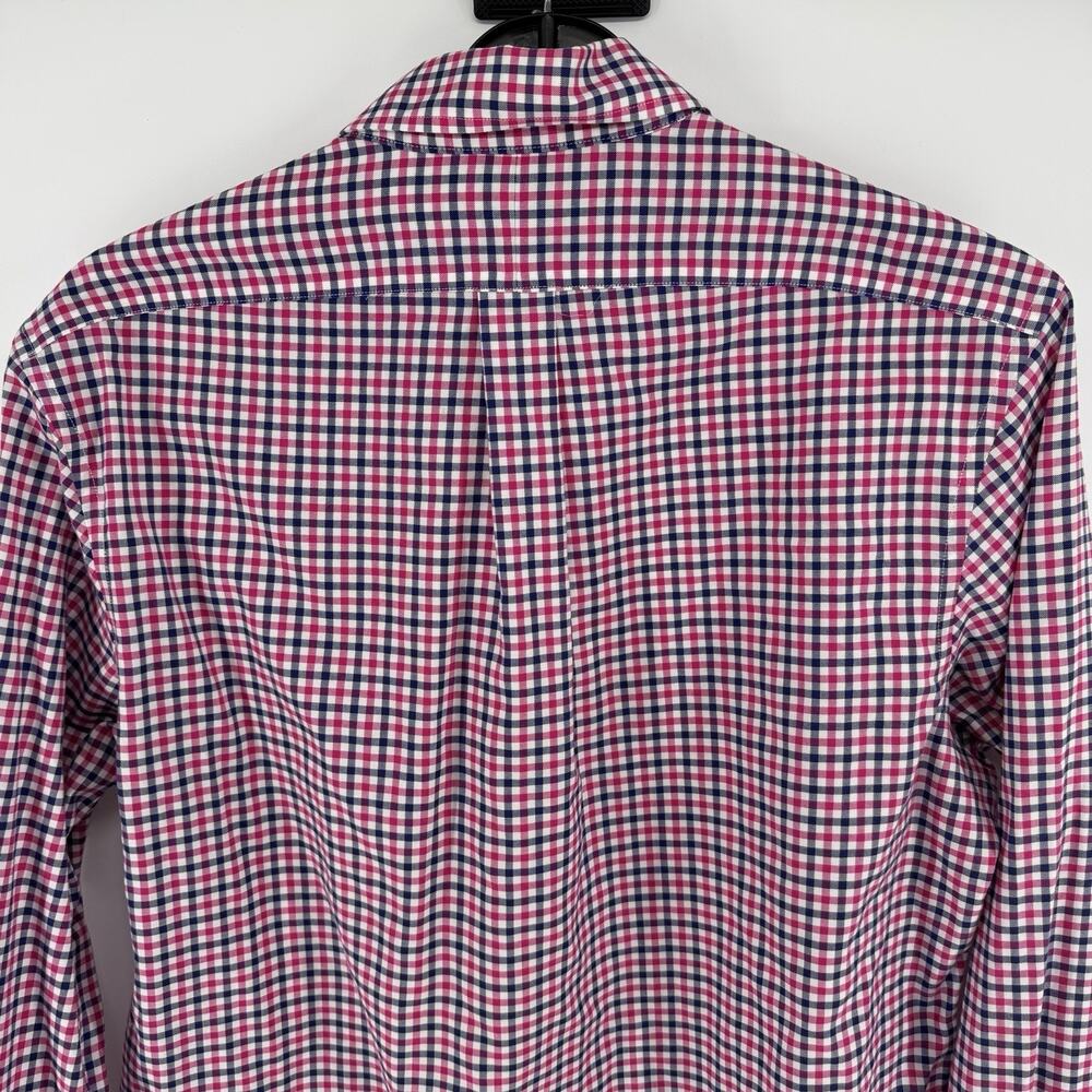 Ralph Lauren Shirt Pink White Blue Gingham Check Plaid Non Iron Mens Size Medium - Picture 8 of 10